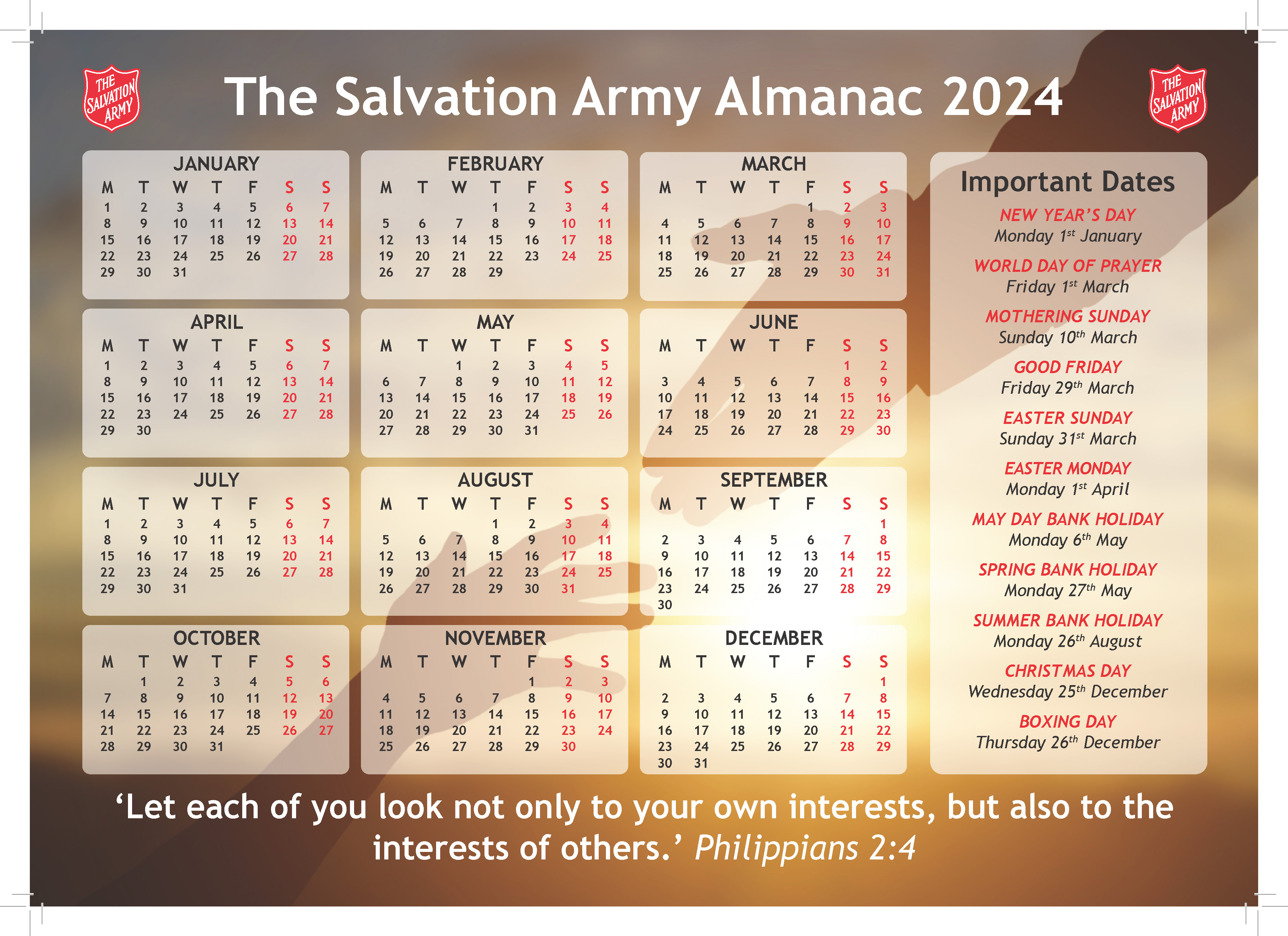 The Salvation Army Almanac 2024 Salvationist Publishing